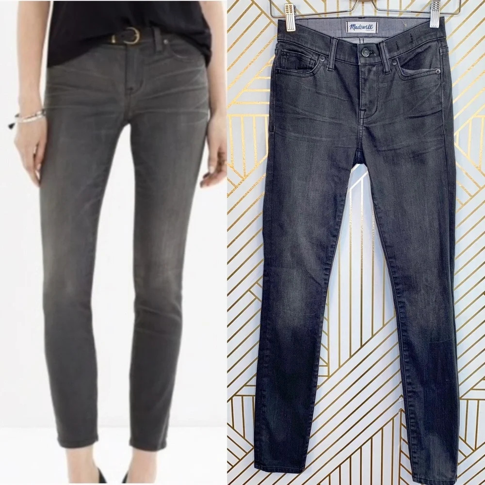 Madewell Skinny Skinny Jeans in Boulder Gray Wash